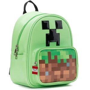 NEW Minecraft Creeper Women's Mini Dome Green Backpack